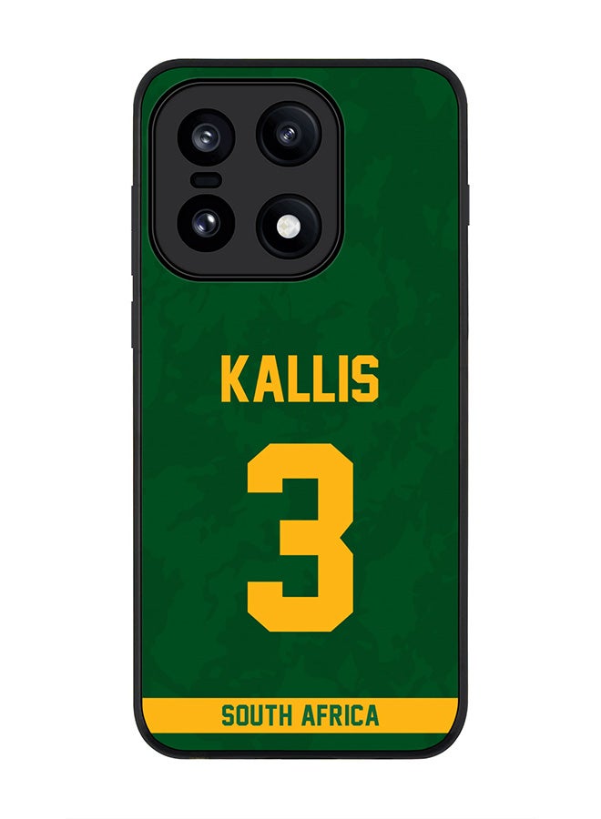 For OnePlus 15 Case,Slim fit Camera Protection, Shockproof Thin Phone cover - South Africa Jacques Kallis, Jersey No 3